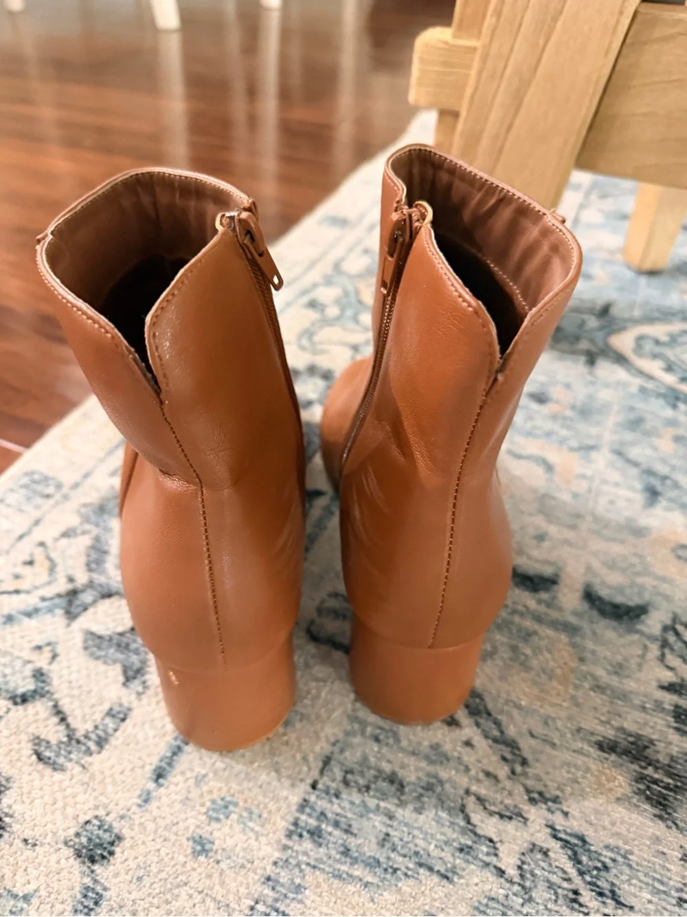 Chinese Laundry Women's Tan Block Heel Ankle Boot